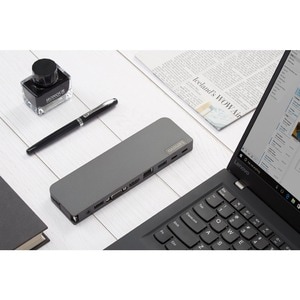 Lenovo USB-C Mini Dock - for Notebook - 45 W - USB Type C - 3 x USB Ports - USB Type-C - Network (RJ-45) - HDMI - VGA - Wired