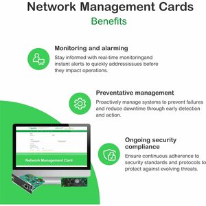 Device monitoring and management, Network Management Cards, NMC3, secure remote UPS monitoring and management - USB