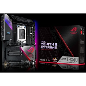 Asus ROG Zenith II Extreme Desktop Motherboard - AMD TRX40 Chipset - Socket sTRX4 - Extended ATX - 256 GB DDR4 SDRAM Maxim