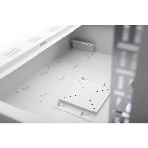 Assmann 2U Wandmontierbar Rackschrank für DVR, LAN-Schalter, Patchfeld, PDU - 482,60 mm Rack Width - Hellgrau - Stahl - 50