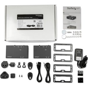 StarTech.com Video-Extender-Transmitter/Receiver - Verkabelt - TAA-konform - 1 Eingabegerät - 1 Ausgabegerät - 70 m Reichw