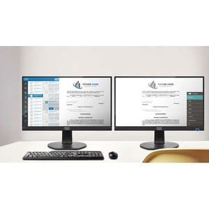 Monitor LCD Philips 221V8 558,8 mm (22") Class Full HD - 16:9 - Nero tessuto - 54,6 cm (21,5") Viewable - Vertical Alignme