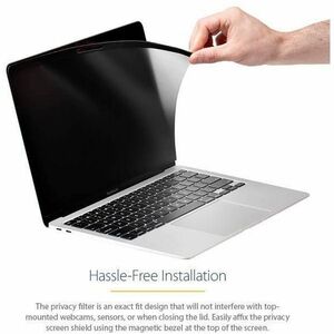 StarTech.com Laptop Privacy Screen for 13 inch MacBook Pro & Air - Magnetic Removable Security Filter - Blue Light Reducin