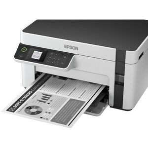 Epson ET-M2120 Wireless EcoTank Inkjet Multifunction Printer - Monochrome - Copier/Printer/Scanner - 32 ppm Mono Print - 1