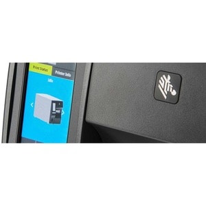 Zebra ZT421 Industrial Direct Thermal/Thermal Transfer Printer - Monochrome - Label Print - USB - USB Host - Serial - Blue