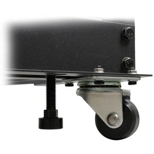 StarTech.com 4-Post 15U Mobile Open Frame Server Rack, 19" Network Rack with Casters, Rolling Rack for Computer/AV/Data/IT