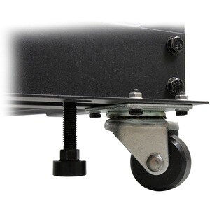 StarTech.com 4-Post 18U Mobile Open Frame Server Rack, 19" Network Rack with Casters, Rolling Rack for Computer/AV/Data/IT