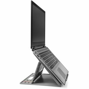 Kensington SmartFit Height Adjustable Notebook Stand - Up to 43.2 cm (17") Screen Support - Grey - For Notebook, Home - Ad