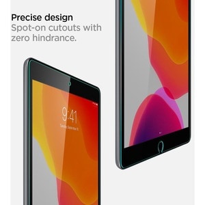 Spigen GLAS.tR SLIM Tempered Glass Screen Protector - Transparent - For 25.9 cm (10.2") LCD iPad Pro - Scratch Resistant, 
