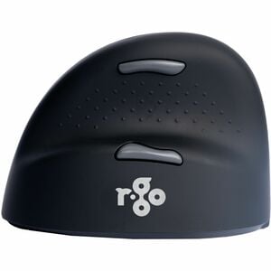 R-Go HE ergonomic mouse, vertical mouse, prevents RSI, medium (hand length 165-185mm), left handed, wireless, black - Wire