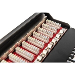 DIGITUS Professional 12 Port(s) Network Patch Panel - 12 x RJ-45 - Cabinet Mountable