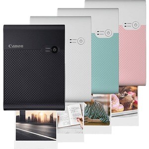 Canon SELPHY QX10 Dye Sublimation Printer - Colour - Photo Print - Portable - Black - 43 Second Photo - Wireless LAN - USB