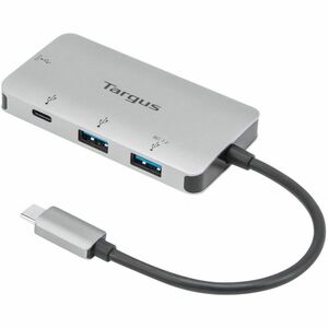 Targus ACH228EU USB Hub - USB Type C - 5 GB/s - Portable - Silver - 4 Total USB Port(s) - PC, Mac