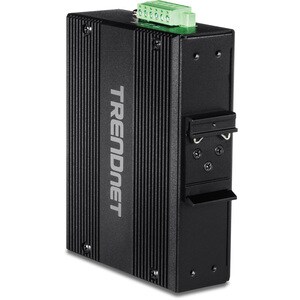 TRENDnet 8-Port Hardened Industrial Unmanaged Gigabit 10/100/1000Mbps DIN-Rail Switch w/ 8 x Gigabit PoE+ Ports; TI-PG80B;