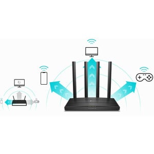TP-Link Archer C80 Wi-Fi 5 IEEE 802.11ac Ethernet Drahtlos Router - 2,40 GHz ISM-Band - 5 GHz UNII-Band - 4 x Antenne4 x E