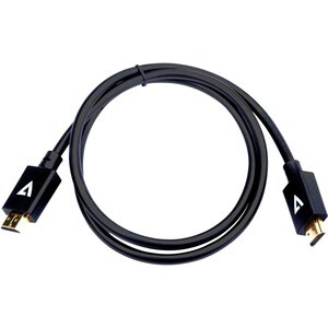 Câble A/V V7 V7HDMIPRO-1M-BLK - 1,01 m HDMI - Cable for Périphérique audio/vidéo, PC, Moniteur, HDTV, Projecteur - 1er bou
