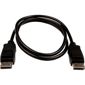 V7 V7DPPRO-1M-BLK 1.01 m DisplayPort A/V Cable - Cable for Audio/Video Device, PC, Monitor, Projector - First End: Display