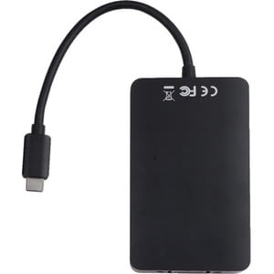 V7 V7UC-U3CRJ45HDVG-BLK USB Type C Docking Station for Desktop PC - 100 W - 4 x USB Ports - 2 x USB 3.0 - USB Type-C - Net