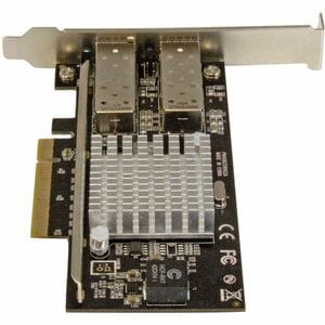 StarTech.com 10Gigabit Ethernet Card for Workstation - 10GBase-X - SFP+ - Plug-in Card - Black - PCI Express x4 - 20 Gbit/