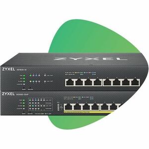 ZYXEL XS1930-10 8-Port 10G Multi-Gigabit L3 Smart Nebula Cloud Managed Switch with 2 10G SFP+ Uplinks - 8 Ports - 10G Mult