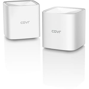Router wireless D-Link Covr Covr-1102 - Wi-Fi 5 - IEEE 802.11ac - Ethernet - 2,40 GHz ISM band - 5 GHz Banda UNII - 150 MB