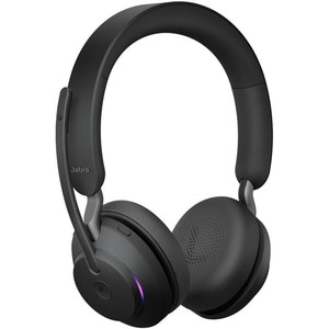 Jabra Evolve2 65 Sem fios Headset Estéreo Fone de ouvido - Preto - Binaural - Supra-aural - Bluetooth - USB tipo A