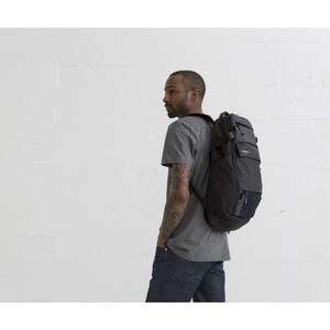 Timbuk2 PARKER Carrying Case (Backpack) for 15" Notebook - Jet Black - Weather Proof - Tricot Interior Material - Shoulder