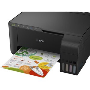 Epson ET-2714 Wireless Inkjet Multifunction Printer - Colour - Copier/Printer/Scanner - 33 ppm Mono/15 ppm Color Print - 5