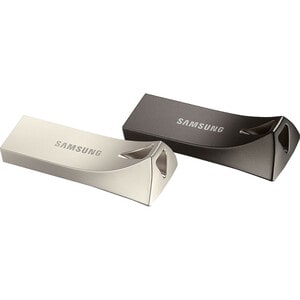Clé USB Samsung BAR Plus 64 Go Champagne USB 3.2 rétrocompatible 2.0, MUF-64BE3/APC, protection à 5 épreuves, vitesse jusq