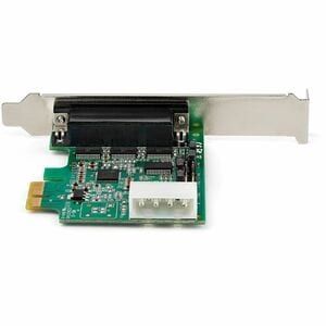 StarTech.com Multiport Serial Adapter - PCI Express 1.1 - 4 x DB-9 RS-232 - Serial, Via Cable - 921.60 kbit/s - 16950 - Pl