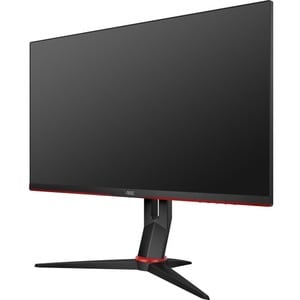 AOC 24G2ZU 24" Class Full HD Gaming LCD Monitor - 16:9 - Black Red - 60.5 cm (23.8") Viewable - Twisted nematic (TN) - WLE