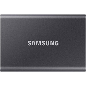 Samsung T7 MU-PC500T/AM 500 GB Portable Solid State Drive - External - PCI Express NVMe - Titan Gray - Gaming Console, Des