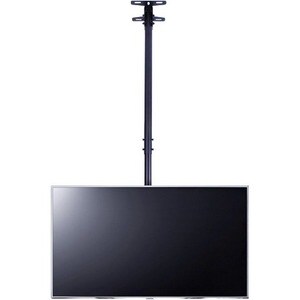 ITB Ceiling Mount for Digital Signage Display, Monitor - Black - 2 Display(s) Supported - 190.5 cm (75") Screen Support - 