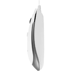 Macally USB-C Optical Quiet Click Mouse for Mac/PC - Optical - Cable - USB Type C - 2400 dpi - Scroll Wheel - Symmetrical