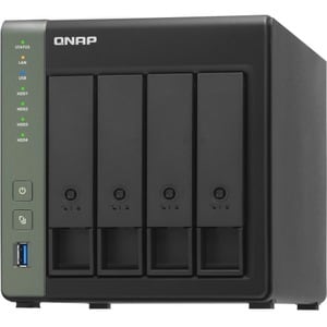 QNAP TS-431KX-2G 4 x Total Bays SAN/NAS Storage System - 512 MB Flash Memory Capacity - Annapurna Labs Alpine AL-214 Quad-