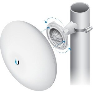 Ubiquiti airMAX NanoBeam 2AC NBE-2AC-13 Single Band 150 Mbit/s Wireless Bridge - 2.40 GHz - 1 x Network (RJ-45) - Gigabit 