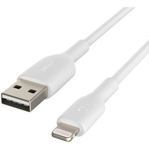 Belkin Lightning/USB Data Transfer Cable - 6.56 ft Lightning/USB Data Transfer Cable for Notebook, Power Bank, iPhone, iPa