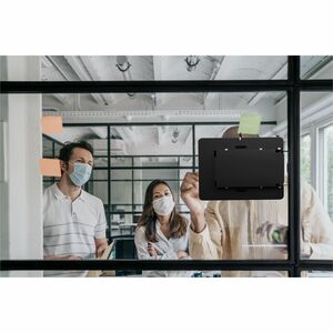 CTA Digital Premium Security Mullion Mount Enclosure for iPad 10 & 7-11" Tablets - 7" to 11" Screen Support - 75 x 75 - VE