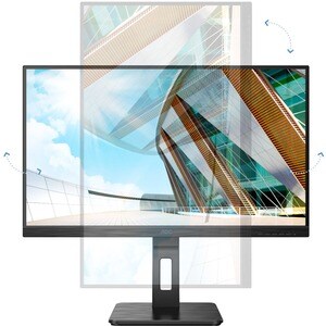 AOC 27P2Q 27" Class Full HD Monitor LCD - 16:9 - Preto - 68.6 cm (27") Viewable - Tecnologia IPS (In-plane switching) - WL
