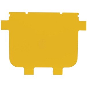 Eaton Tripp Lite Series Toolless End Cap for Fiber Routing System, 120 mm (5 in.) - End Cap - Yellow - Polyvinyl Chloride 