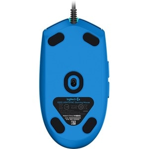 Souris de jeu Logitech G203 - USB - 6 Bouton(s) - Bleu - Câble - 8000 dpi