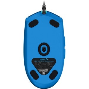 Logitech G203 Gaming Mouse - USB - 6 Button(s) - Blue - Cable - 8000 dpi