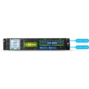ASUSTOR Lockerstor 12R Pro AS7112RDX SAN/NAS Storage System - Intel Xeon E-2224 Quad-core (4 Core) 3.40 GHz - 12 x HDD Sup