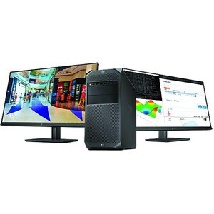 HP Z4 G4 Workstation - 1 x Intel Xeon W-2235 - 128 GB - 4 TB HDD - 2.51 TB SSD - Mini-tower - Black - Linux - DVD-Writer -