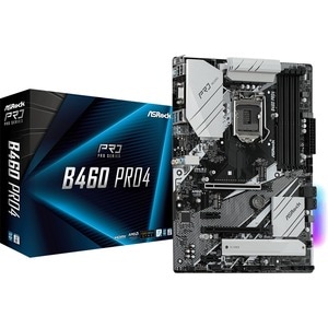 ASRock B460M Pro4 Desktop Motherboard - Intel B460 Chipset - Socket LGA-1200 - Intel Optane Memory Ready - Micro ATX - 128