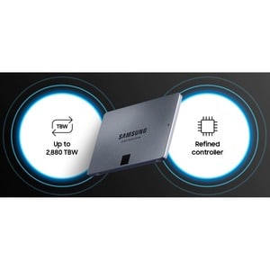 Samsung 870 QVO 2 TB Solid State Drive - 2.5" Internal - SATA (SATA/600) - 720 TB TBW - 560 MB/s Maximum Read Transfer Rat