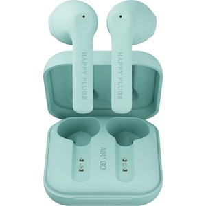 Happy Plugs Air 1 Go True Wireless Earbud Stereo Earset - Mint - Binaural - In-ear - Bluetooth - 16 Ohm - 20 Hz to 20 kHz