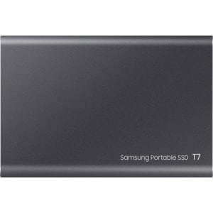 Unità stato solido Portatili Samsung T7 MU-PC2T0T/WW - Esterno - 2 TB - PCI Express NVMe - Grigio - Gaming Console, Deskto