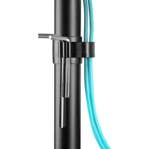 UNIVER.SING. MONITOR POLE MOUNT 17-32IN 8 KG (MAX.) BLACK