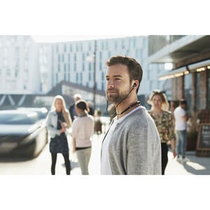 Jabra Elite 65e Wireless Earbud, Behind-the-neck Earset - Titanium Black - Binaural - In-ear - 1000 cm - Bluetooth - 32 Oh